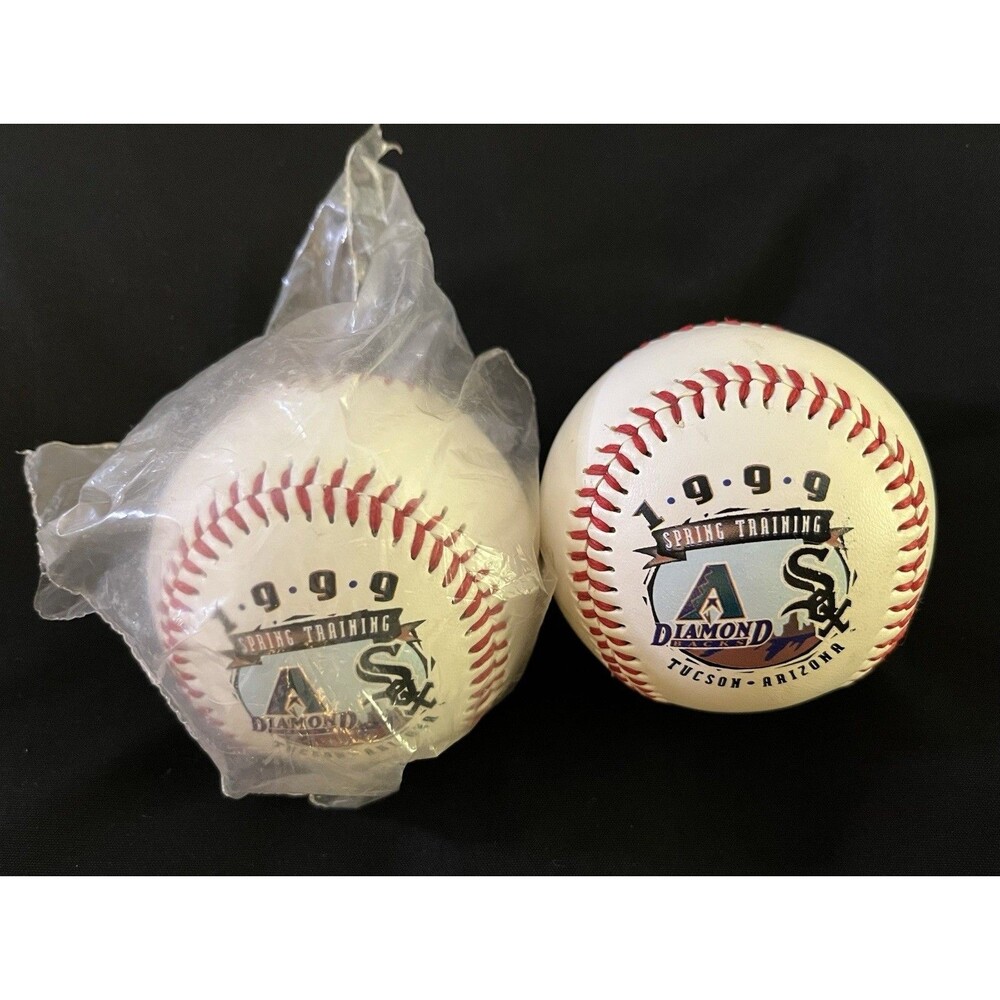 Arizona Diamondbacks 1999 Spring Training Signed Baseball Lot of 2